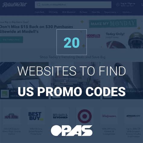 20 Websites to Find US Promo Codes and Discounts .